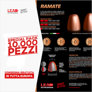 PACK 10.000 PEZZI PALLE RAMATE CAL. 9/125 356 RN - NUOVA SERIE 3